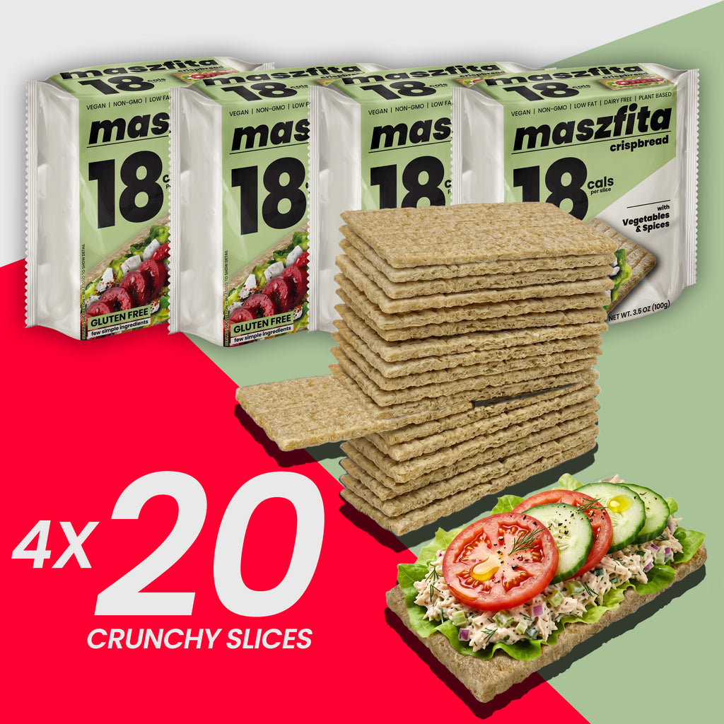 Maszfita Puffed Corn Crispbread Variety Pack – 4 Flavors