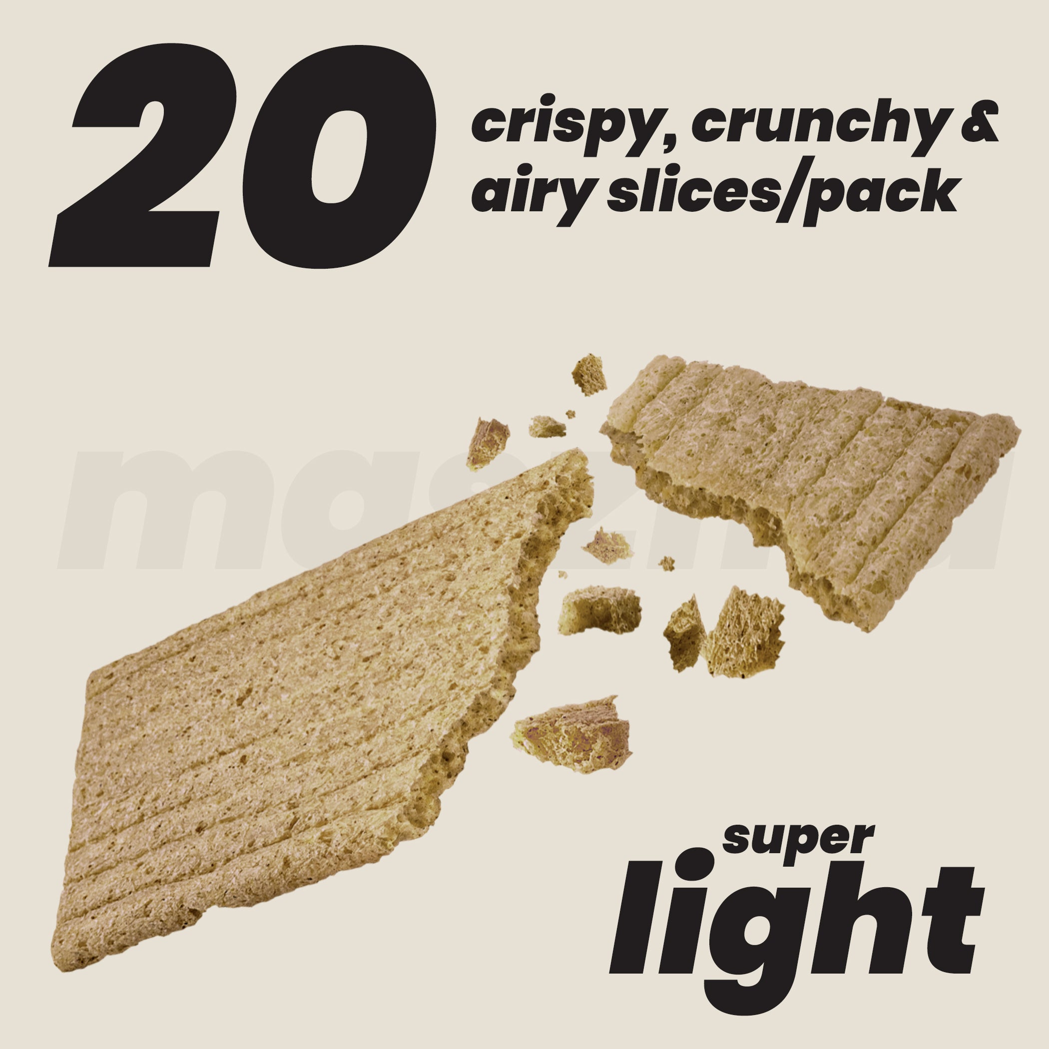 Crispbread with QUINOA