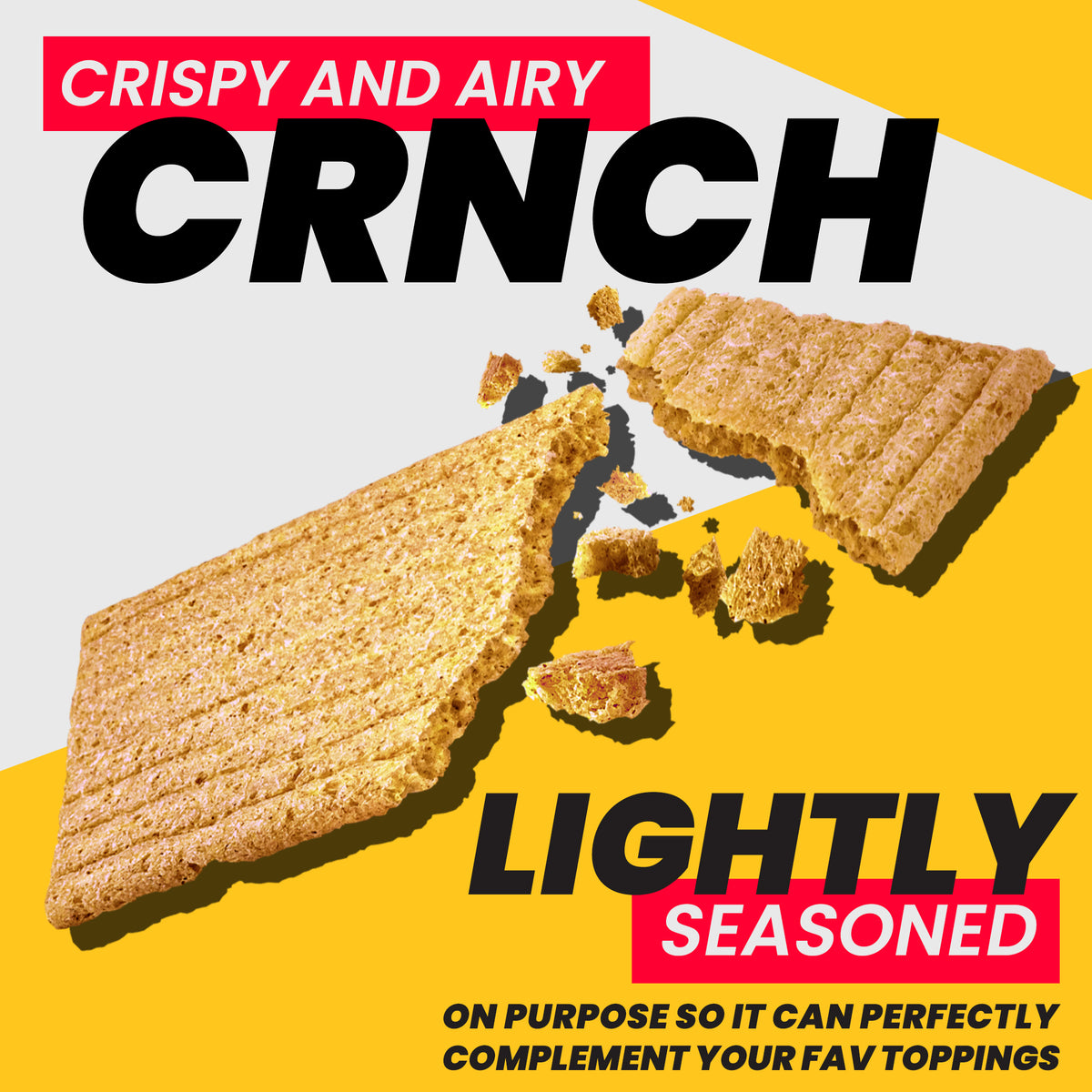Maszfita With Quinoa Puffed Corn Crispbread