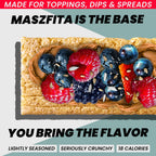 Maszfita With Cinnamon Puffed Corn Crispbread