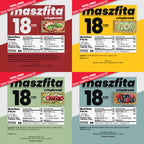 Maszfita Puffed Corn Crispbread Variety Pack – 4 Flavors