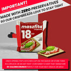 Maszfita With Pizza Spices Puffed Corn Crispbread