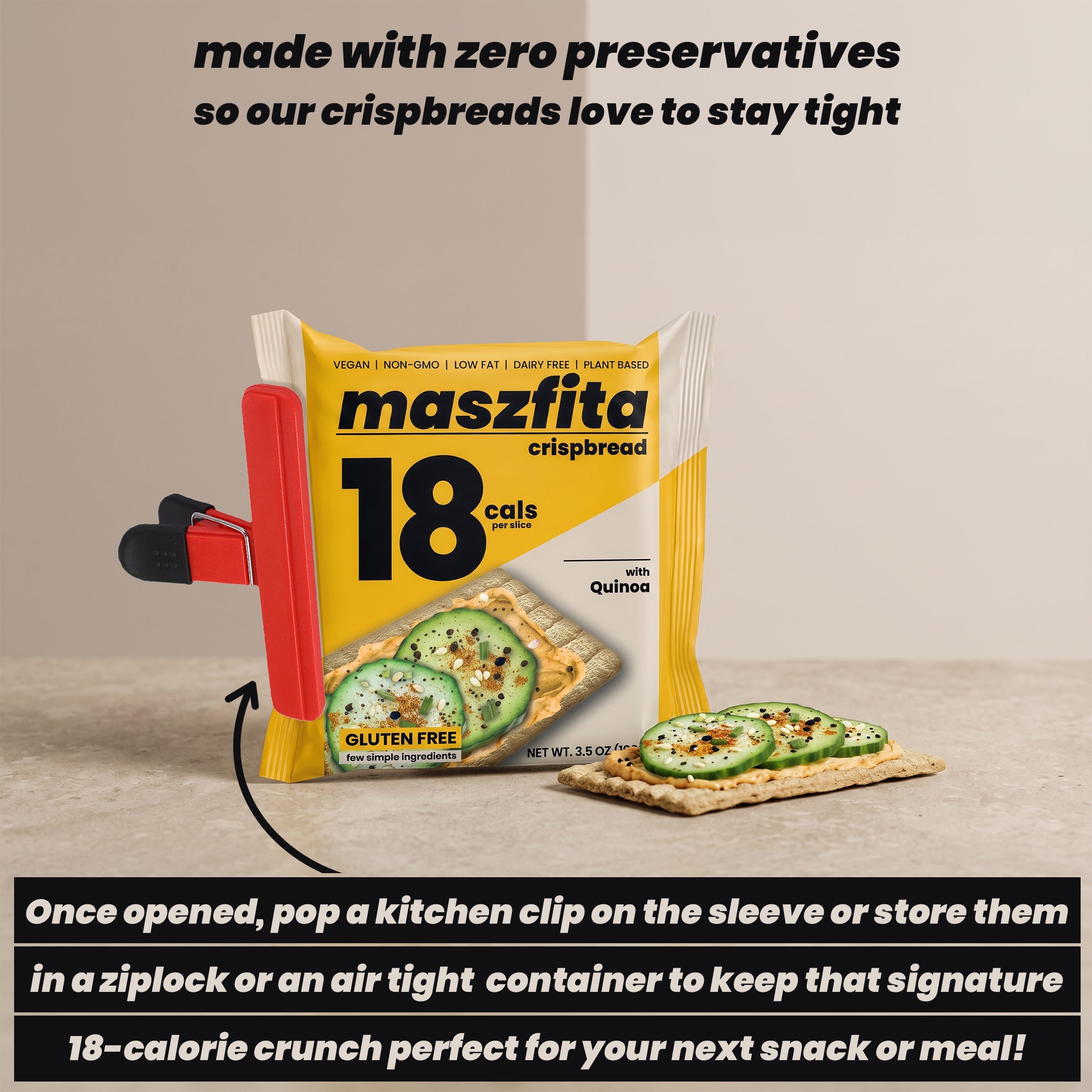 Crispbread with QUINOA