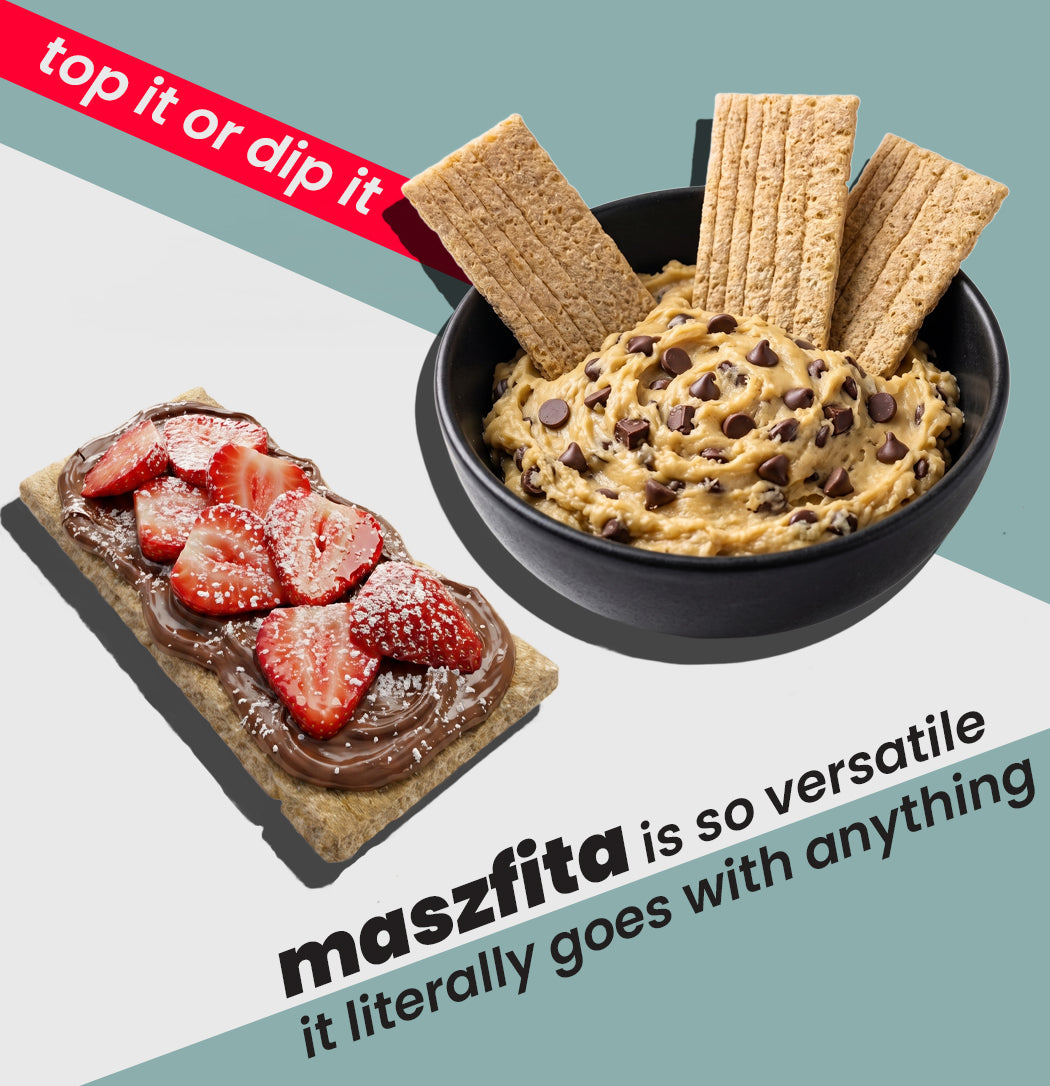Maszfita With Cinnamon Puffed Corn Crispbread