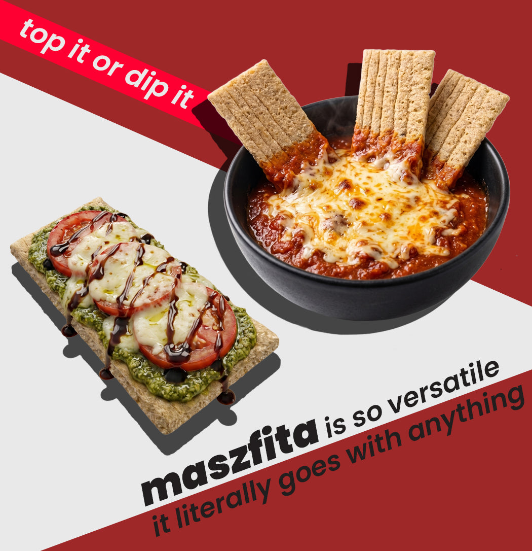 Maszfita With Pizza Spices Puffed Corn Crispbread